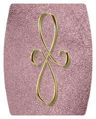 DAREC 601 GD SH OR Gold Scroll Shimmer Orchid Background